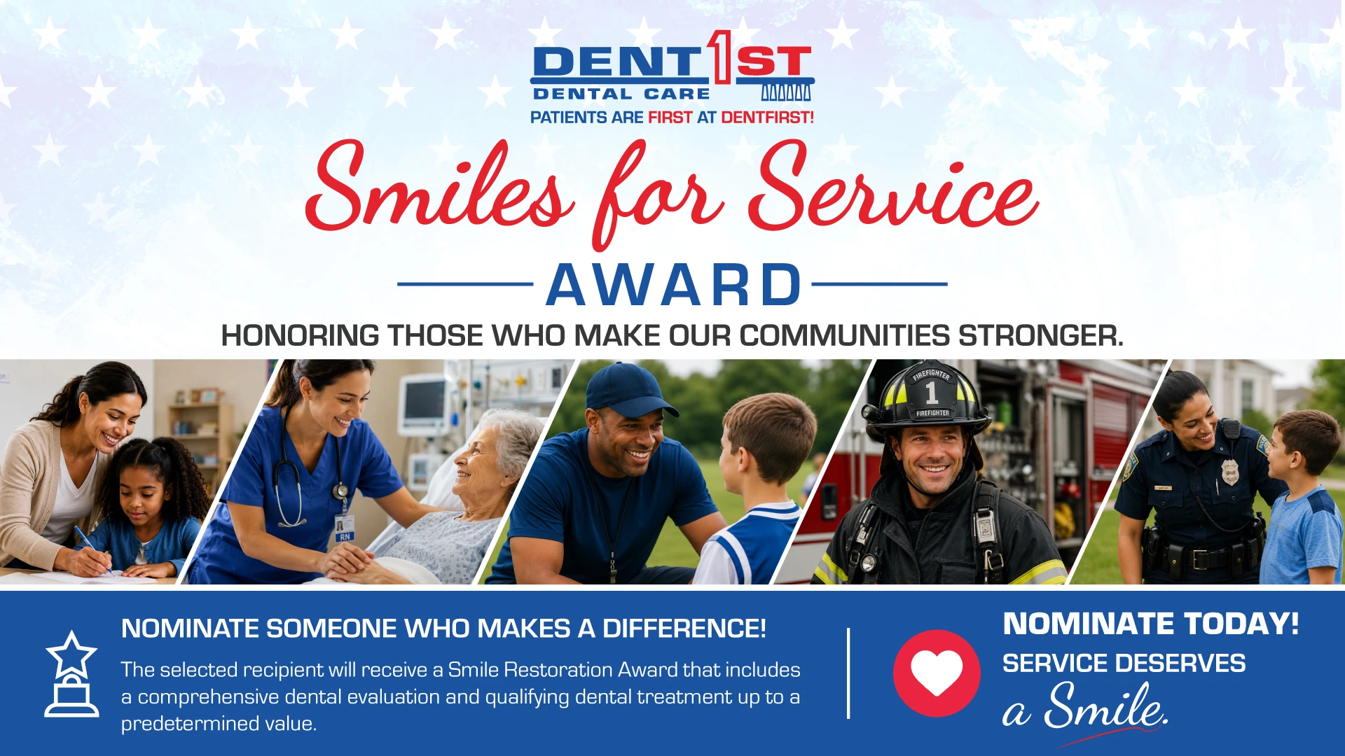 DentFirst Smiles for Service Award